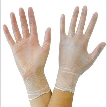 Shamrock Latex 3.5mil - Clear Disposable Gloves (Box of 100)