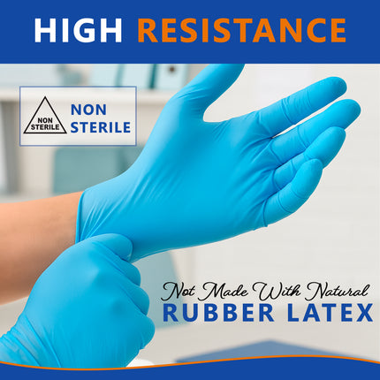 Lydus Nitrile 4.5mil - Blue Disposable Gloves (Box of 100)