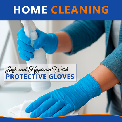 Lydus Nitrile 4.5mil - Blue Disposable Gloves (Box of 100)
